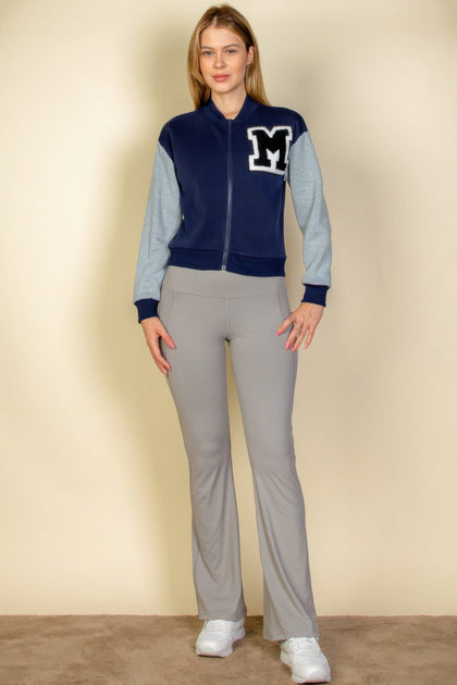 TRUEDAMES Varsity Jacket Pink Small 3