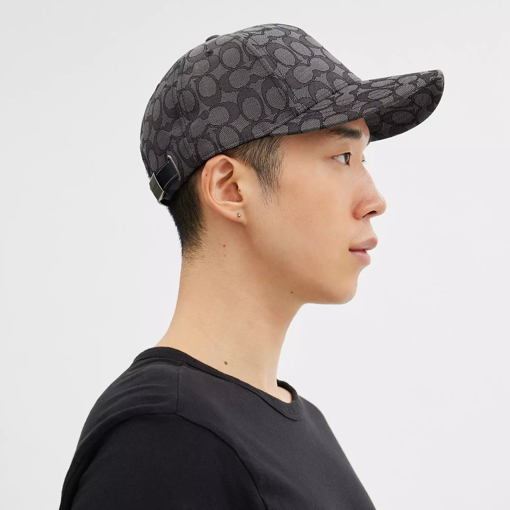 Coach Outlet Signature Jacquard Baseball Hat | ShopSimon