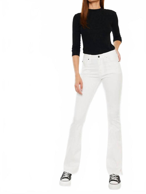 KanCan Vanessa High Rise Bootcut Jeans White 31 4