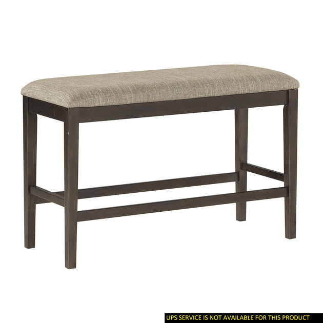 Streamdale Balin Counter Height Bench Dark Brown 2