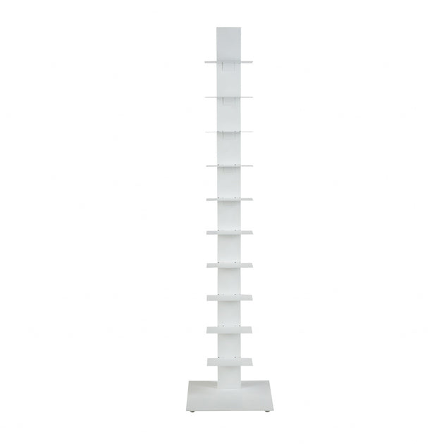 Hivvago Tower Bookcase Dark Gray 152x35x35cm 3