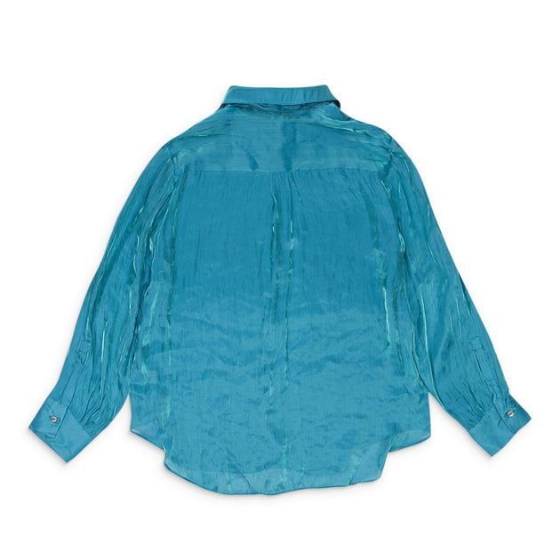 Callipygian Hemd mit Knopfleiste Blau Medium 3