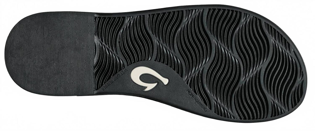 OluKai Tiare Slide Sandal Black US 7 4