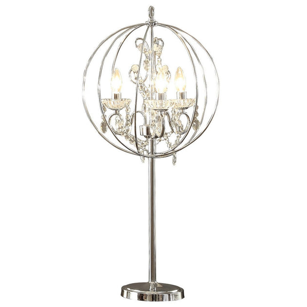 Hivvago Shine Table Lamp Chrome 3