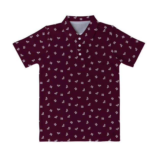 Vive La Fete Texas A&M Aggies Performance Polo Red Small 2