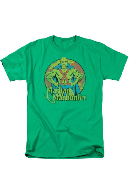 Gildan DC Comics Martian Manhunter T-Shirt Green XXL 2