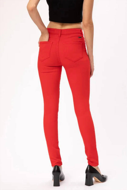 KanCan High Rise Skinny Jeans Rouge XLarge 3