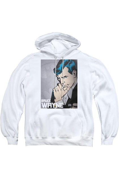 Gildan DC Comics Bruce Wayne Kapuzenpulli Weiß Small 2