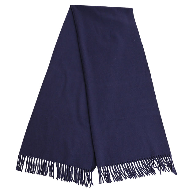 Acne Studios Fringed Scarf Blue One Size 3