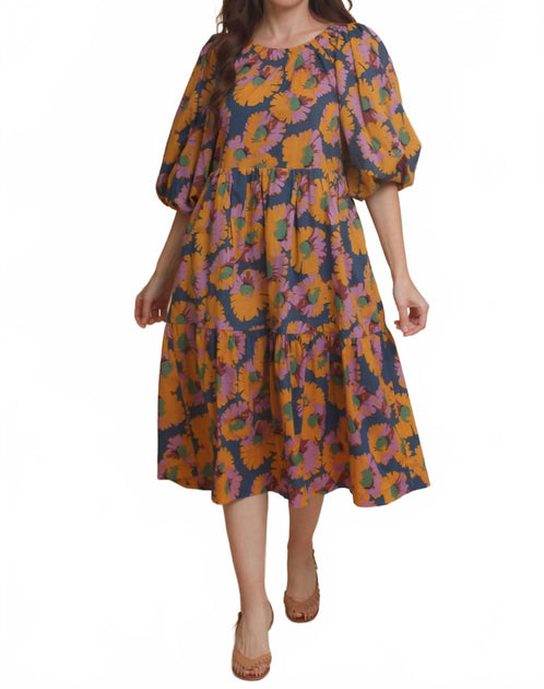 moodie Myah Midi Dress Multi Medium 2