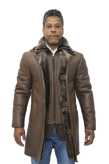 Infinity Ilford Shearling Coat Black XXXLarge 4