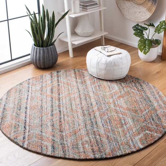 Safavieh Marquee MRQ114 Area Rug Grey/Rust 4