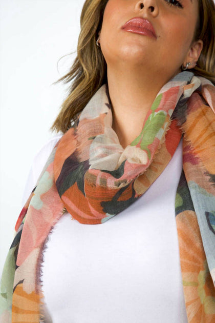 Echo Watercolor Floral Wrap Multi One Size 3