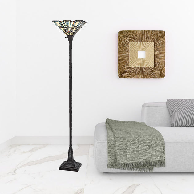Hivvago Torchiere Floor Lamp Bronze 3