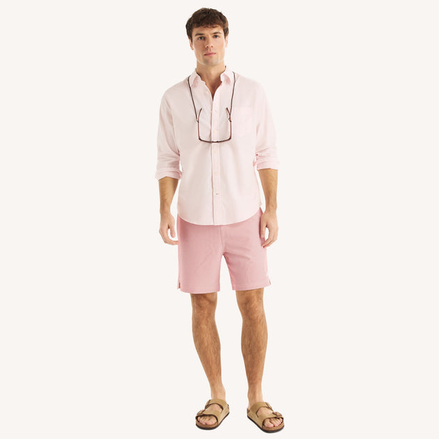 Nautica 7" Seersucker Swim Short Multi Medium 4