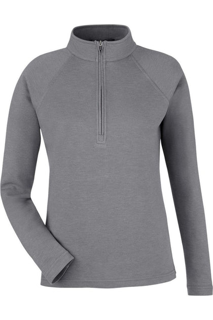 Devon & Jones Charleston Quarter-Zip Pullover Grey Large 2