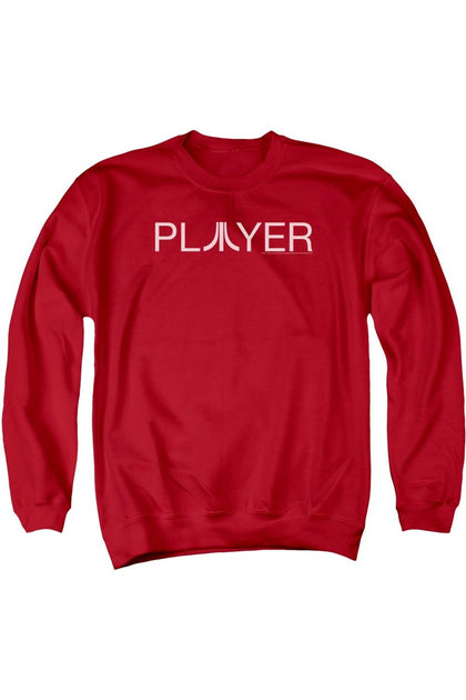 Gildan Atari Player Crewneck Sweatshirt Red Medium 2