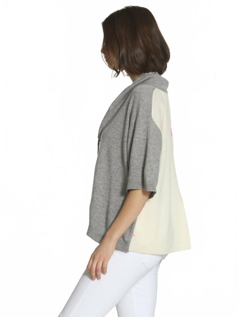LABEL+thread Rollkragen-Pullover Grau Large 4
