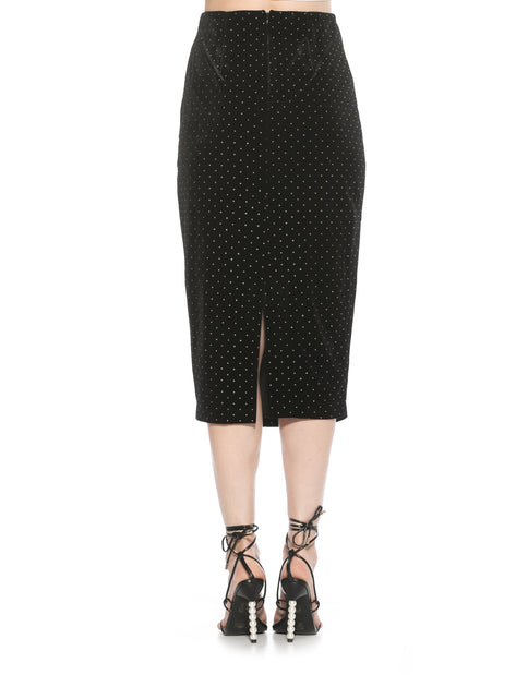 Alexia Admor Jayden Skirt Gold US 8 4