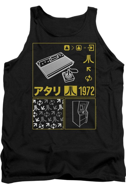 Gildan Atari Kanji Squares Tank Black XXL 2