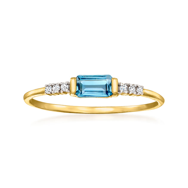 Ross-Simons RS Pure London Blue Topaz Ring Blue US 9 2