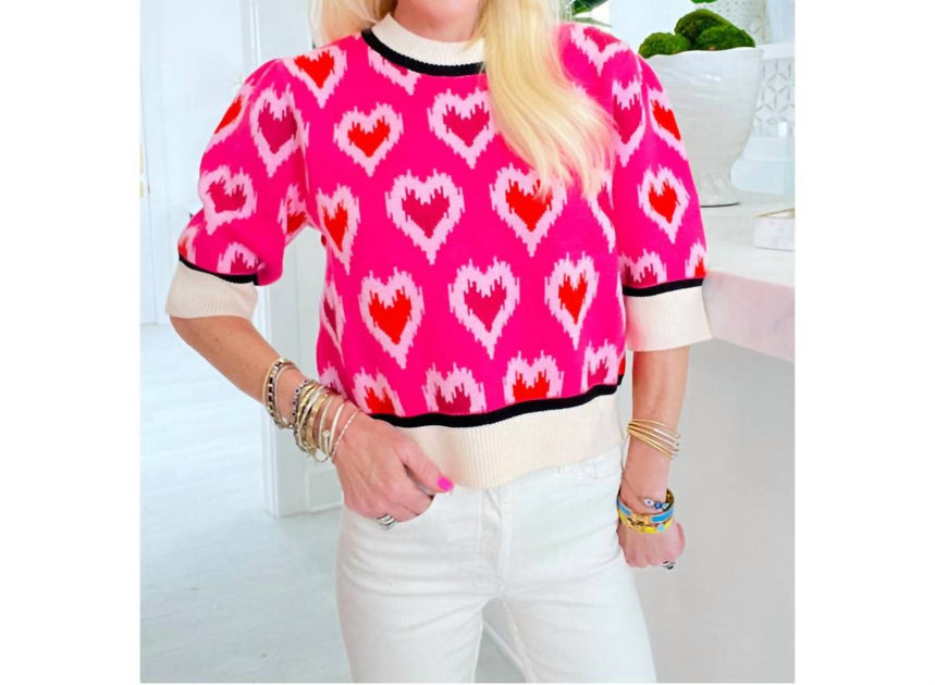 THML Love And Marriage Knit Top Pink X-Small 2