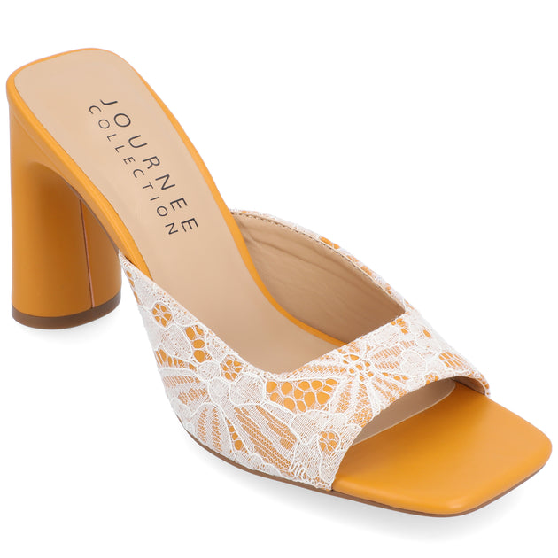 Journee Collection Daivia Sandals White US 8 2