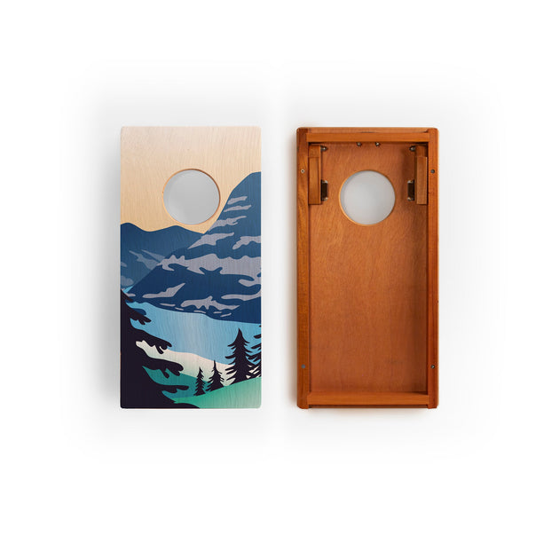 Elakai 1ft x 2ft Graphic Wood Cornhole Set 3