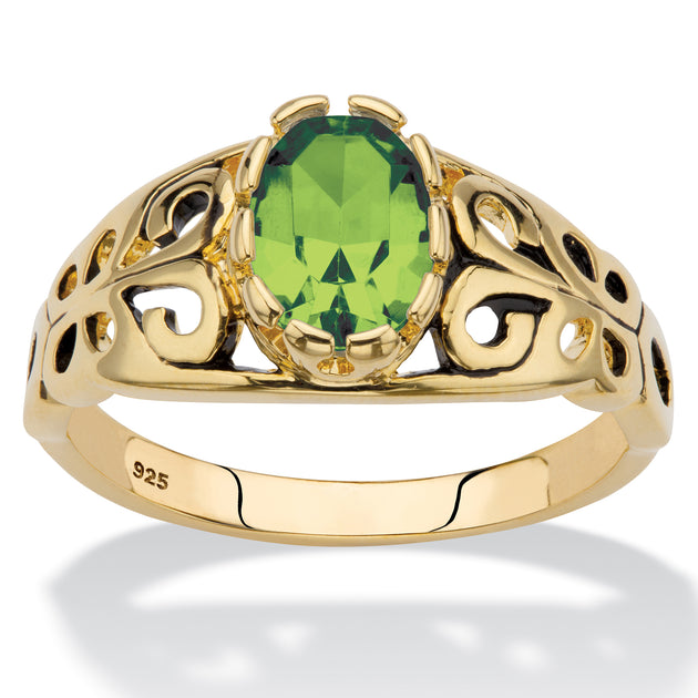 Palm Birthstone Ring Pink US 6 2
