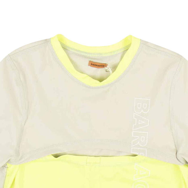 Barragan Ceniza Pegadita Baby Tee White Yellow XSmall 3