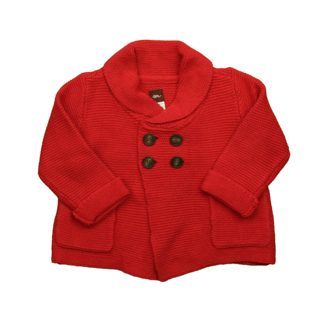 Tea Girls Red Sweater Red 18-24 Months 3