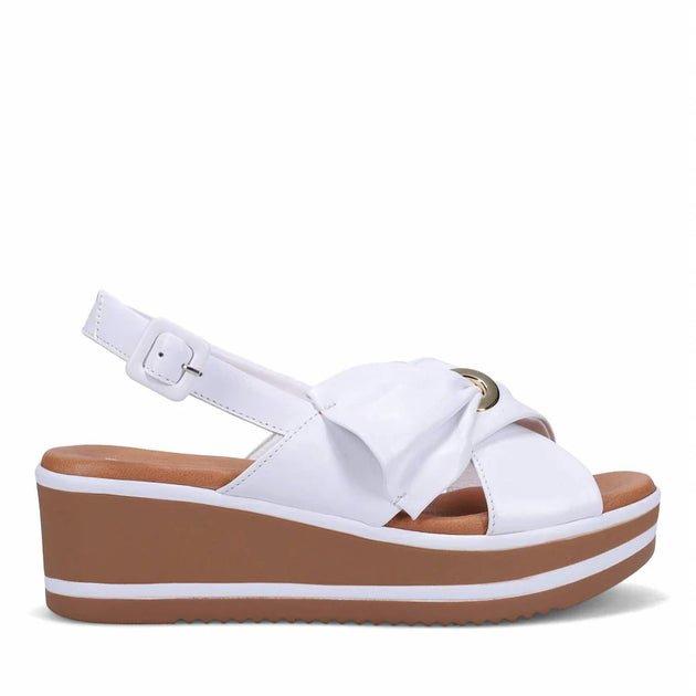 Ron White Pammie Wedge Sandal White EU 37 3