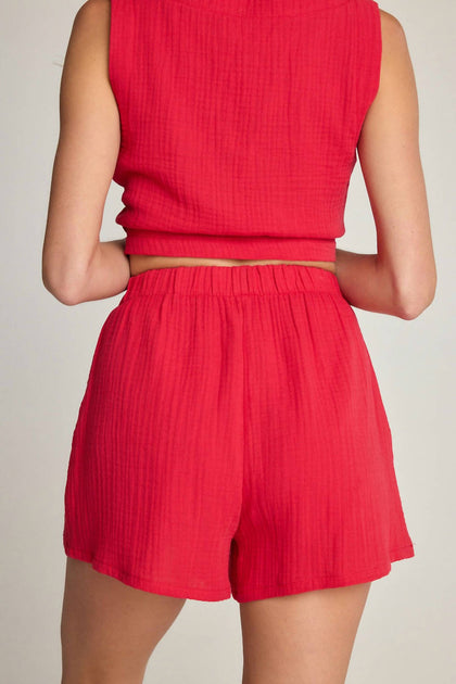 Sunday Ritual Lucia Shorts Red XSmall 4