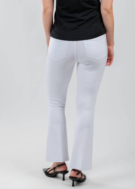 PEACE of CLOTH Ella Paramount Knit Pants White Large 4