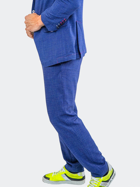 Maceoo Squared Pantalon Bleu 32 4