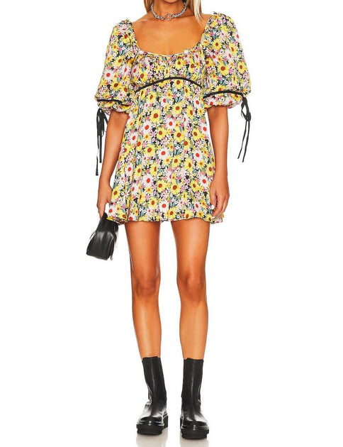 for Love & Lemons Sylvia Mini Dress Multi XSmall 2