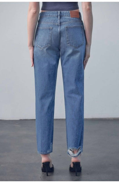 Hidden Tracey High Rise Straight Leg Jeans Blau 28 4