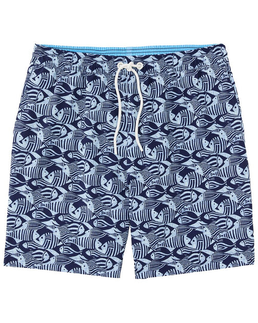 J.McLaughlin Shoreline Swim Trunk Blue Medium 2