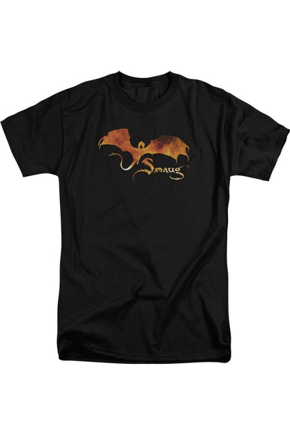 Gildan Hobbit Smaug On Fire T-Shirt Black XLarge 2
