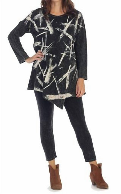 Jess & Jane Dolman Sleeve Top Blue 2X 3
