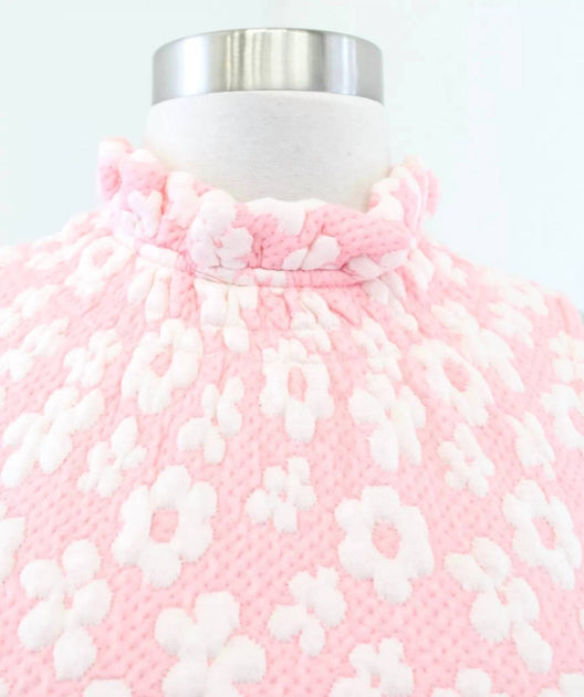 Tyler Boe Textured Dress Pink XLarge 4