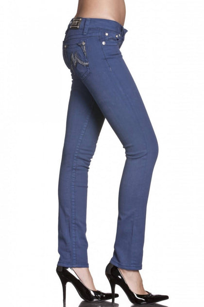 Miss Me Skinny Denim Blue 28 3