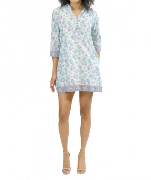 Victoria Dunn Sully Mandarin Dress Multi Small 2