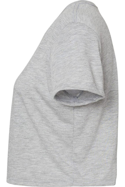 BELLA + CANVAS Flowy Crop Tee Grey XXLarge 4
