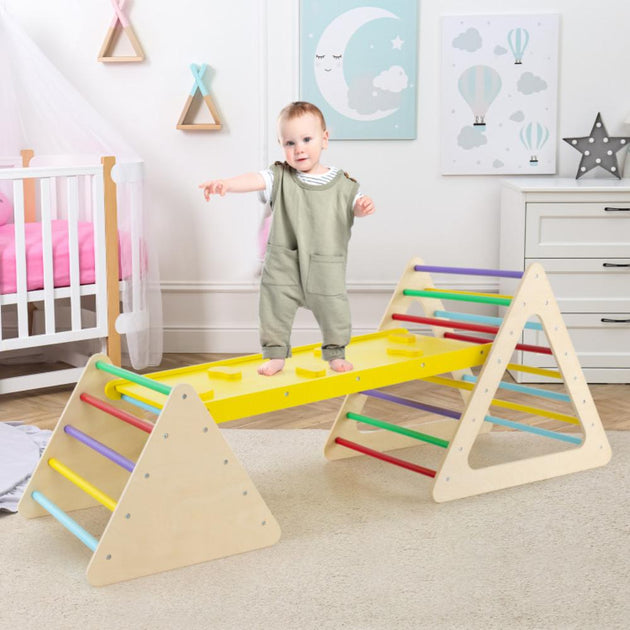 Hivvago 3 Piece Toddler Triangle Set Multicolor 4