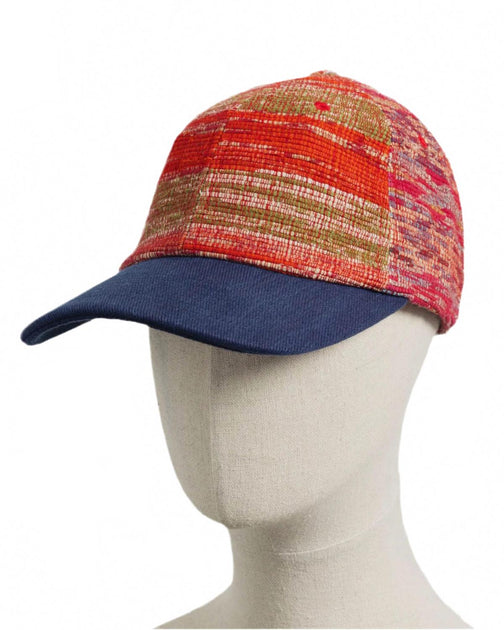Umber & Ochre Handwoven Cap Multi One Size 2