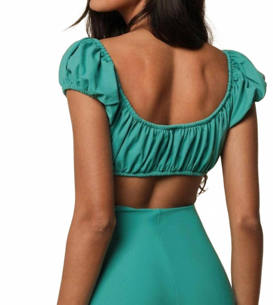 Montce Bandita Bikini Top Teal Small 3