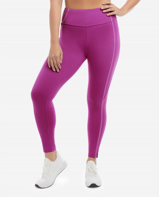 Danskin Corset 7/8 Supersculpt Waistband Legging Pink Small 2