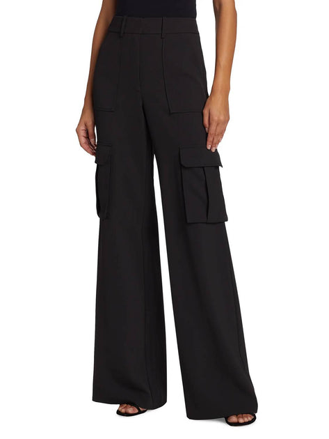 Veronica Beard Saul Cargo Pants Black US 10 2