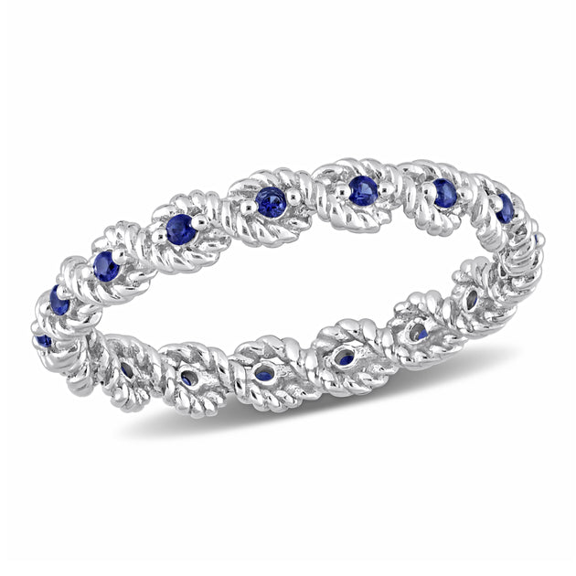 Mimi & Max Infinity Eternity Ring Blue US 10 2